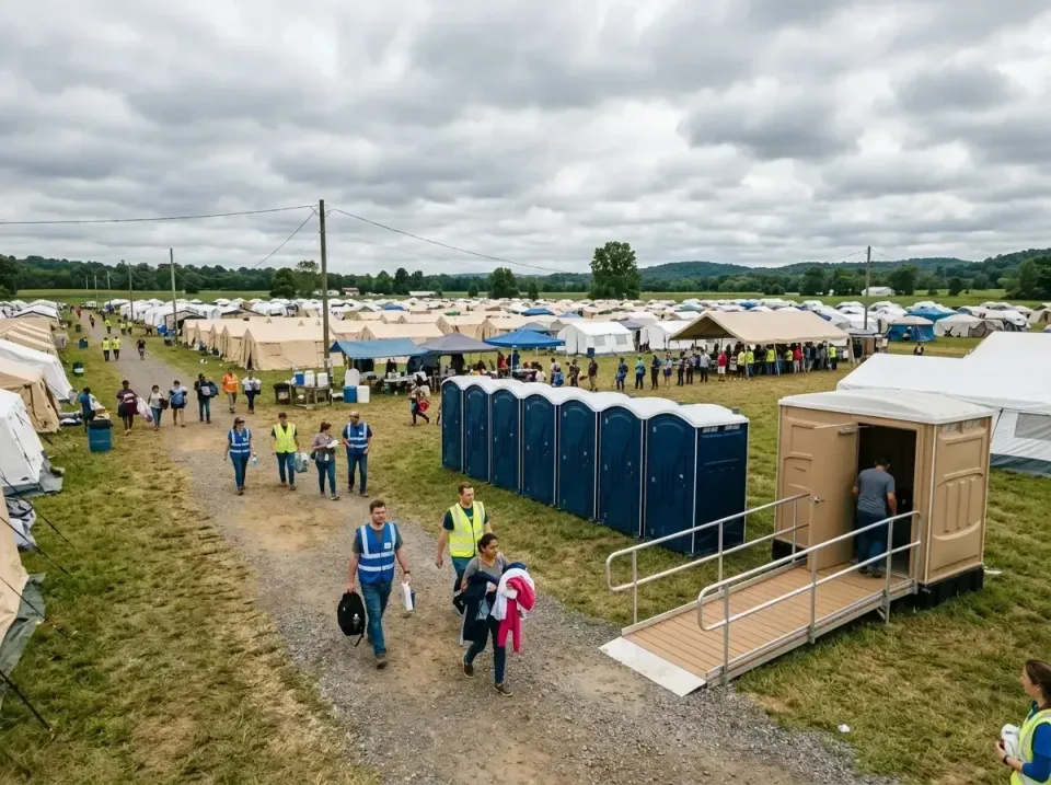 disaster-relief-camp-restrooms-010 — frequently asked questions, Dumpster & Portable Bathrooms Rental in Algood, TN
